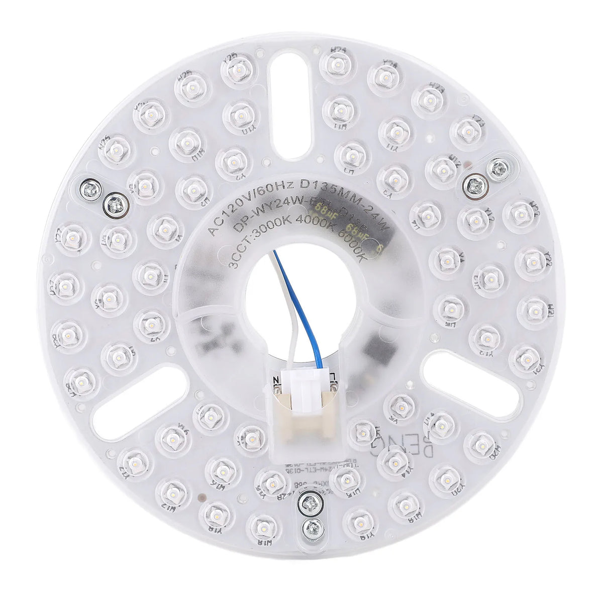 5.3 Inch Ceiling Fan LED Light Replacement 24W 3CCT Dimmable Magnetic LED Fan Light Board Panel Retrofit Light with Memory