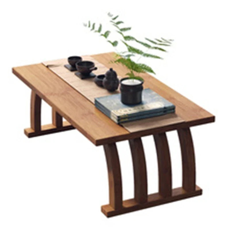 Nanzhu bay window small tea table tatami Japanese low table tea table small table bedroom folding kang table household use