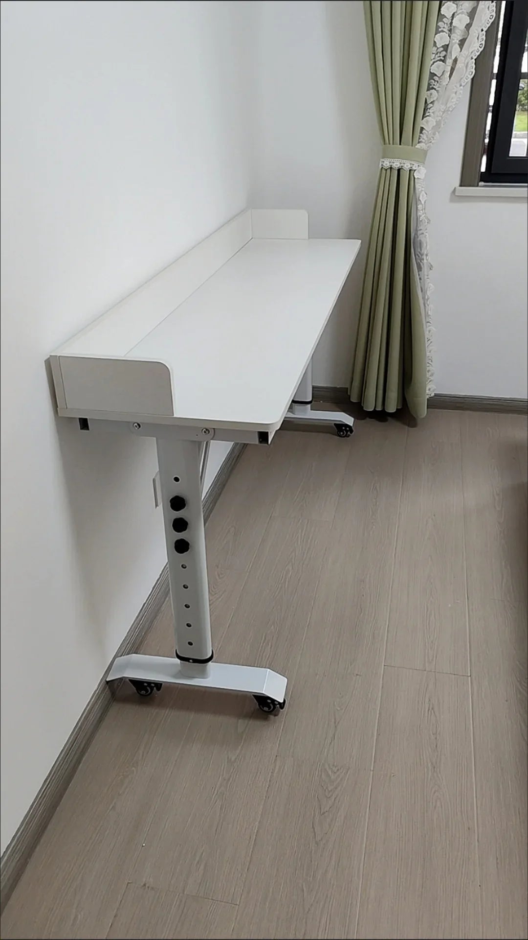 Cross-bed table computer table movable and liftable simple computer table home wall-mounted bedside workbench lazy desk