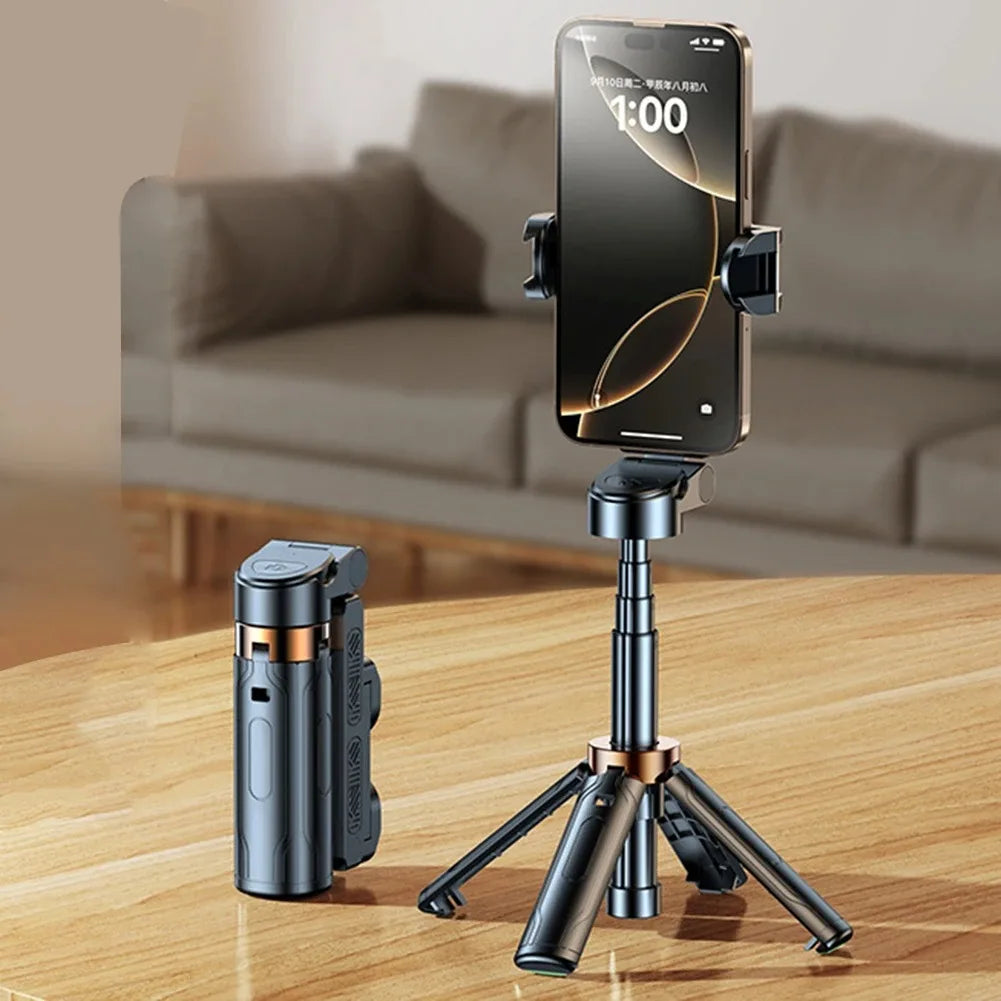 Super Mini Selfie Stick Portable Phone Holder Shooting Aid Versatile Integrated Design Bluetooth Remote For Live Broadcas