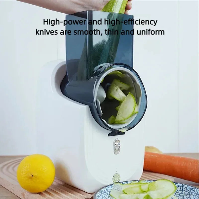 Multi-function Vegetable Cutter Household Kitchen Electric Vegetable Cutter Vegetable Slicer Shredder Automatic