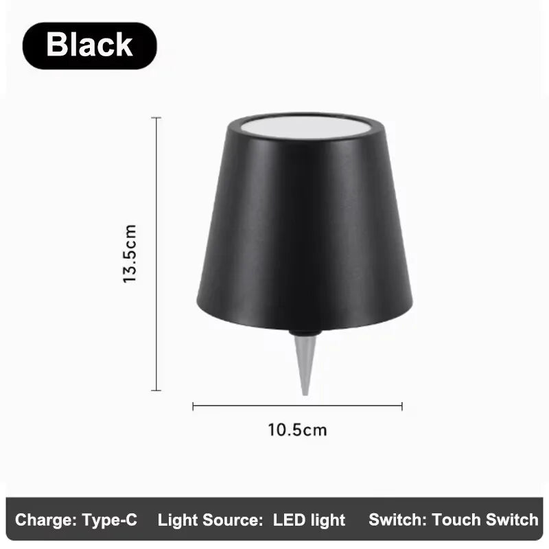 Wireless Table Lamp For Wine Bottles LED Bottle Light For Outdoor Use Touch Control Ideal For Restaurants Bars Festival Party