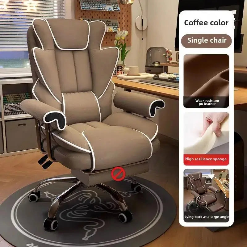Voice Gaming Chair Comfortable Office Home Computer Gaming Sofa Chair Work Study Backhear Swivel Chair