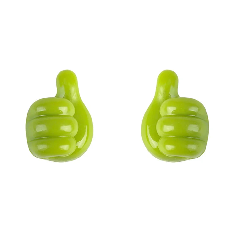 Hand-shaped Rubber Holder Glasses Cable Power Cord Charging Line Self Adhesive Mini Hook Storag Organizer Gadget Car Accessories
