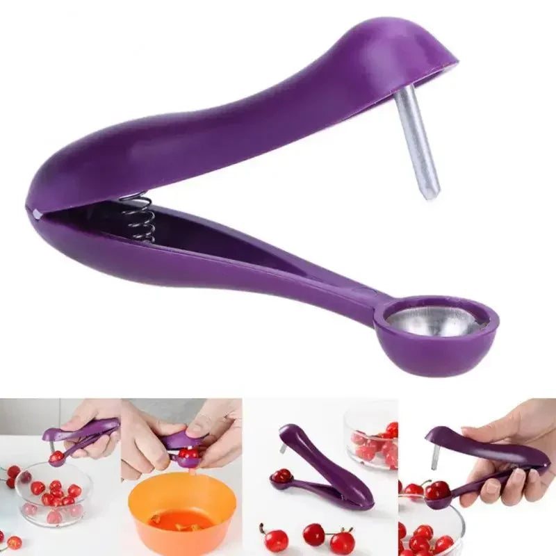 Multi - Functional Pit Remover for Cherries Hawthorns Red Dates Olives Creative Pitting Tool Small Kitchen Gadget for Home Use