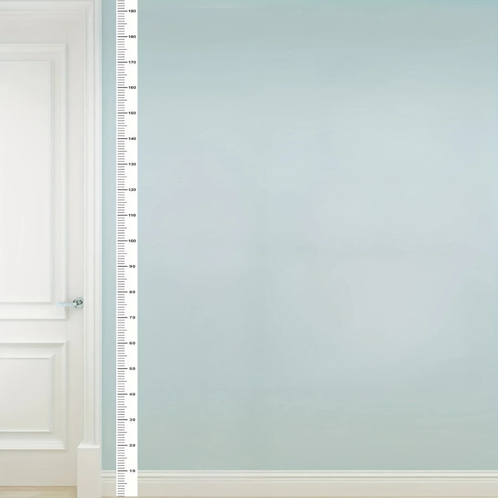 2m Wall Height Measurement Card - Modern Style, Durable PC Material, Writeable & Removable, Accurate 2m Per Sheet|Wall Decor