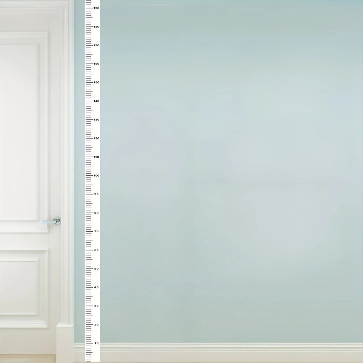 2m Wall Height Measurement Card - Modern Style, Durable PC Material, Writeable & Removable, Accurate 2m Per Sheet|Wall Decor