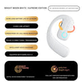 Bluetooth 5.4 Open Wireless Earphone 180° Rotation Adjustable Left Right Ear Universal Headset With Mic For Sport Business Music