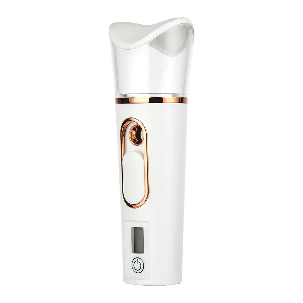 Mist Sprayer Handheld Nano Beauty Instrument Rechargeable Humidifier Nebulizer Portable Hydrating Women Beauty Water Skin Care