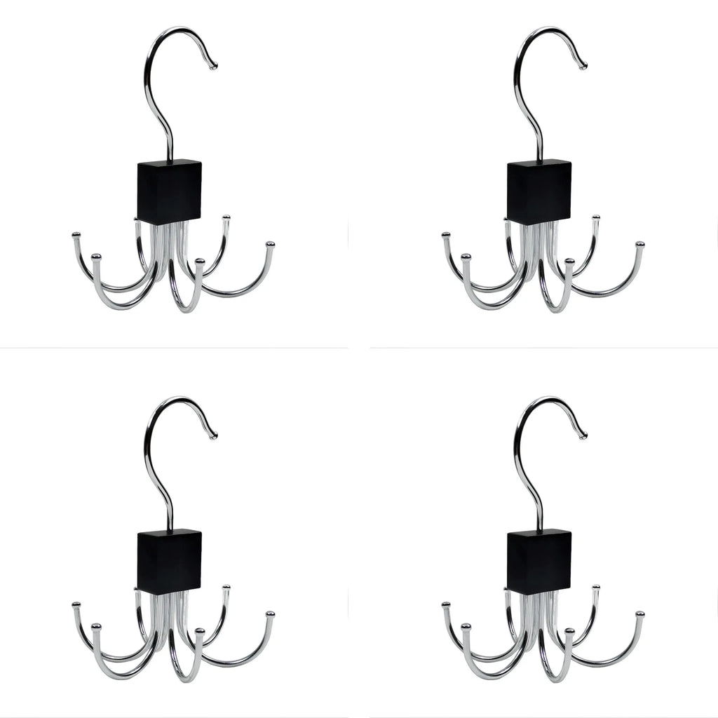 1/2 Piece Multifunctional Hook, Multi Claw Bag Storage Hook, Tie Metal Storage Suitable for Scarves, Belts, Home Storage