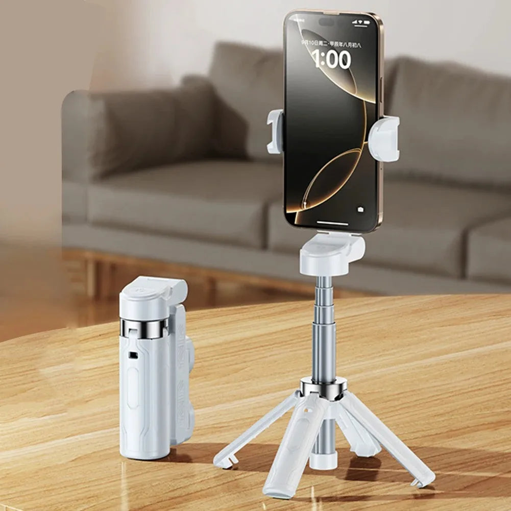 Super Mini Selfie Stick Portable Phone Holder Shooting Aid Versatile Integrated Design Bluetooth Remote For Live Broadcas