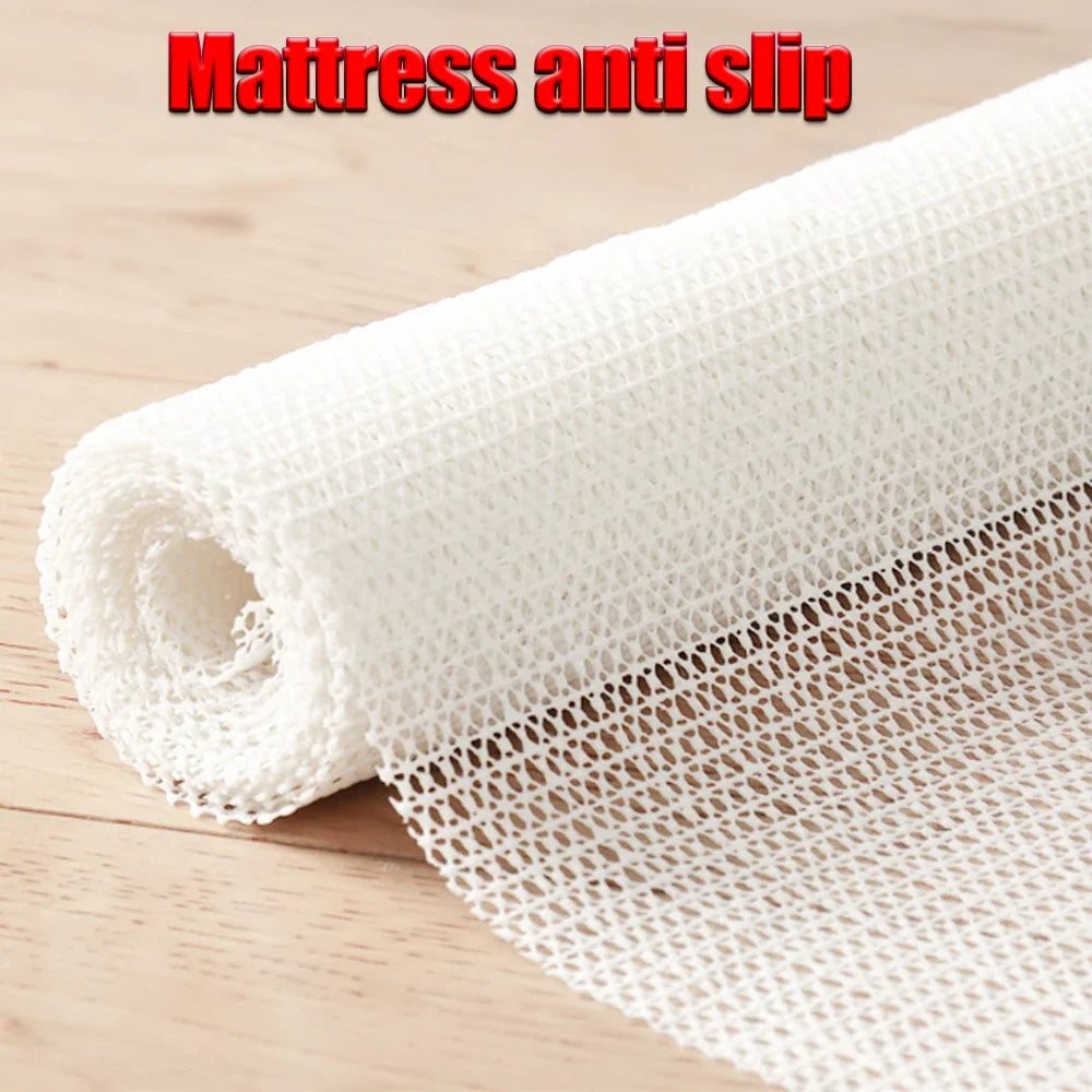 Anti Slip Pad PVC Fabric Mattress Sofa Floor Mat Household Carpet Yoga Mat Anti-Skid Mesh Fabric Gripper Fixing Base Non SlipPad