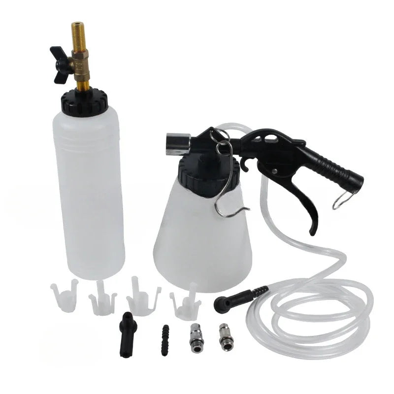 1L 0.75L Car Brake Bleeder Hydraulic Pumping Fluid Pump Kit Oil Change Purge Tank Tubes Repair Tool Truck Motorcycle Accessories