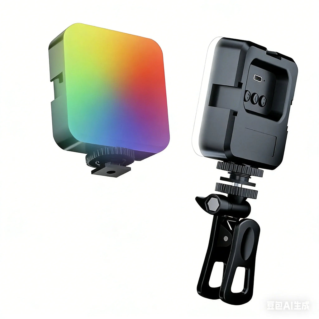 RGB Pocket Light Outdoor Photography Fill Light Live Streaming Photo Camera Full Color Photography Light