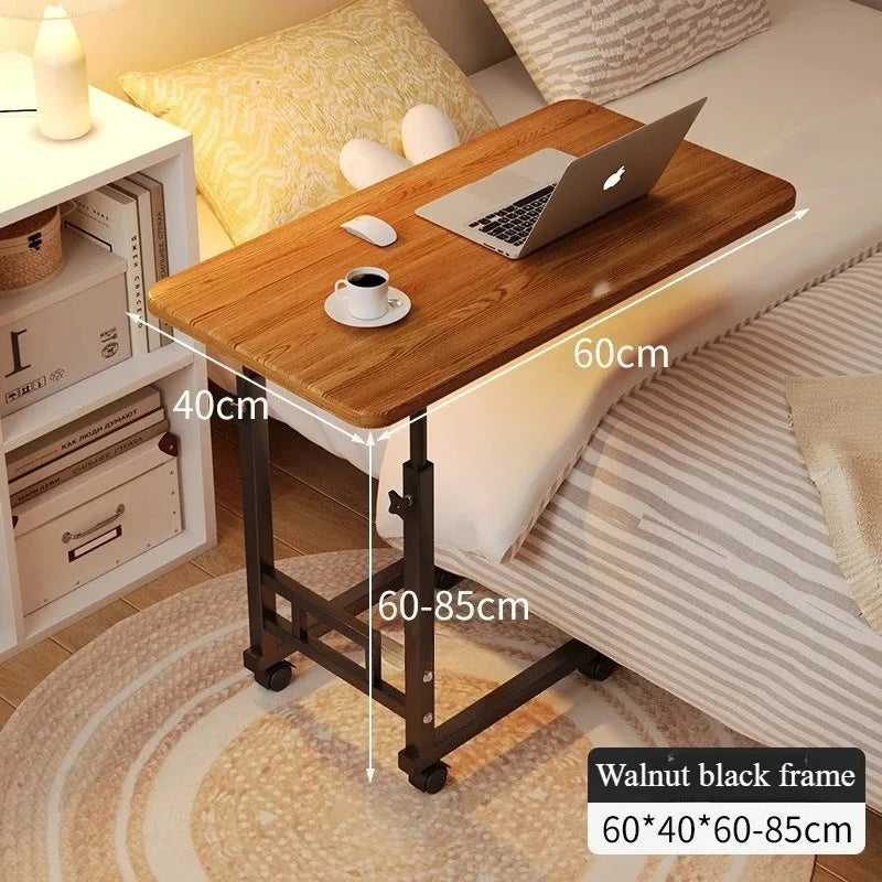 Multi-Functional Small Desk for Bedroom/Dorm/Home Office, Space-Saving Study Table for Students & Lazy Person