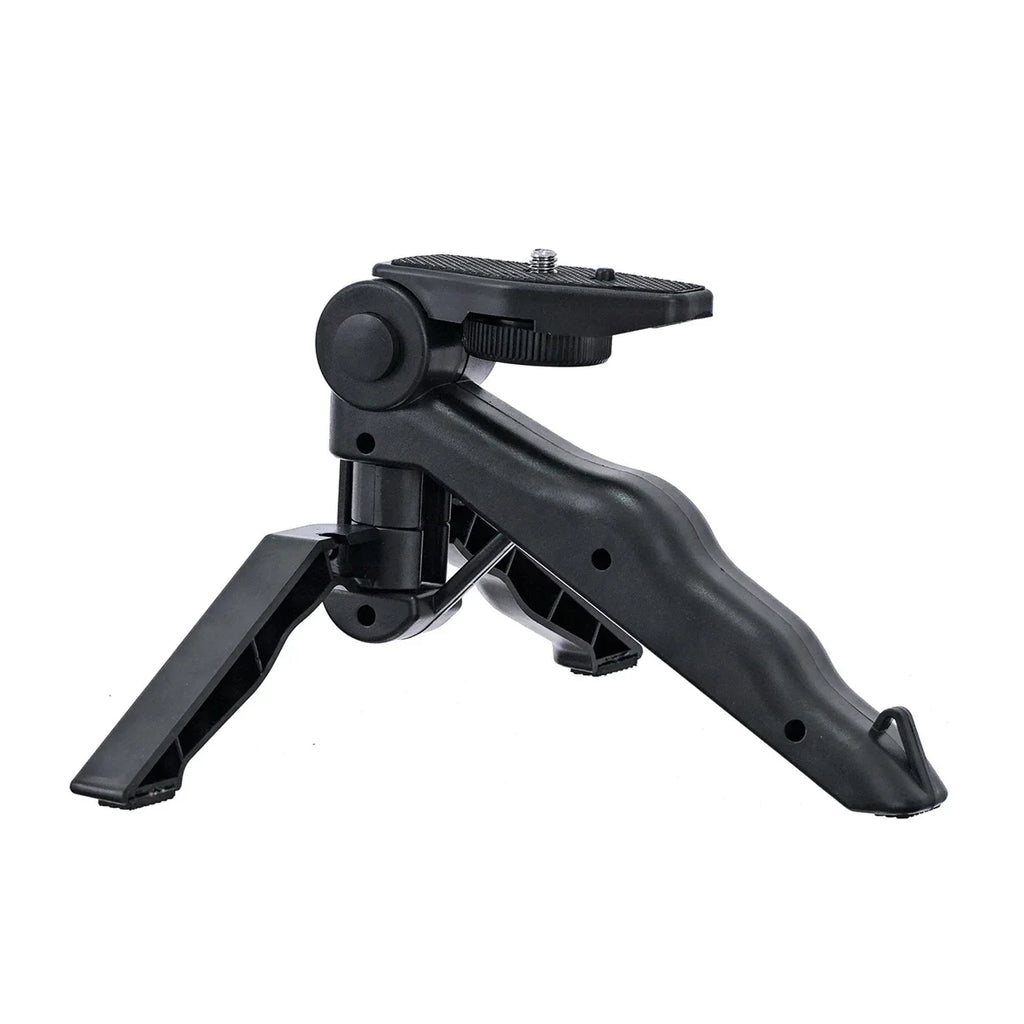 Phone Holder Portable Tripod Foldable Desktop Mobile Phone Stand Rotatable Selfie Holding Live Video Camera Stabilizer Bracke
