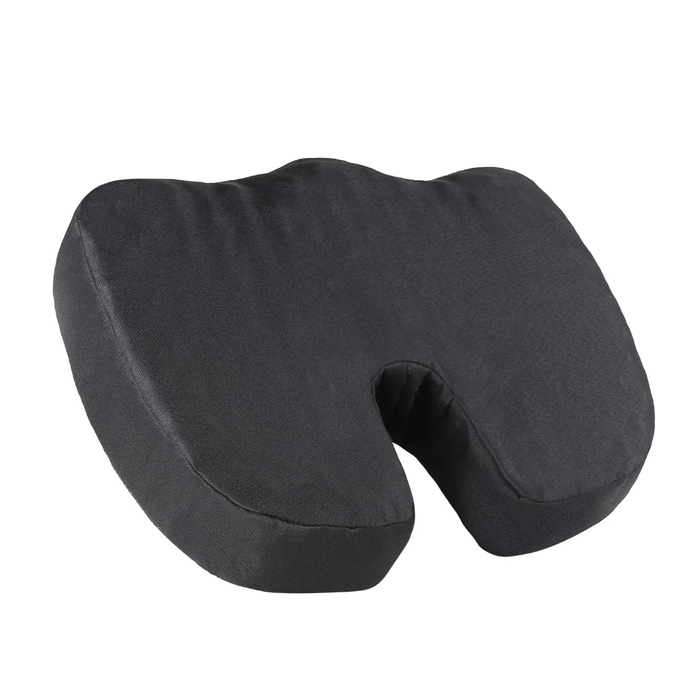 Comfortable breathable seat cushion, U-shaped design wave sponge massage cushion can relieve buttock pressure/coccyx pain