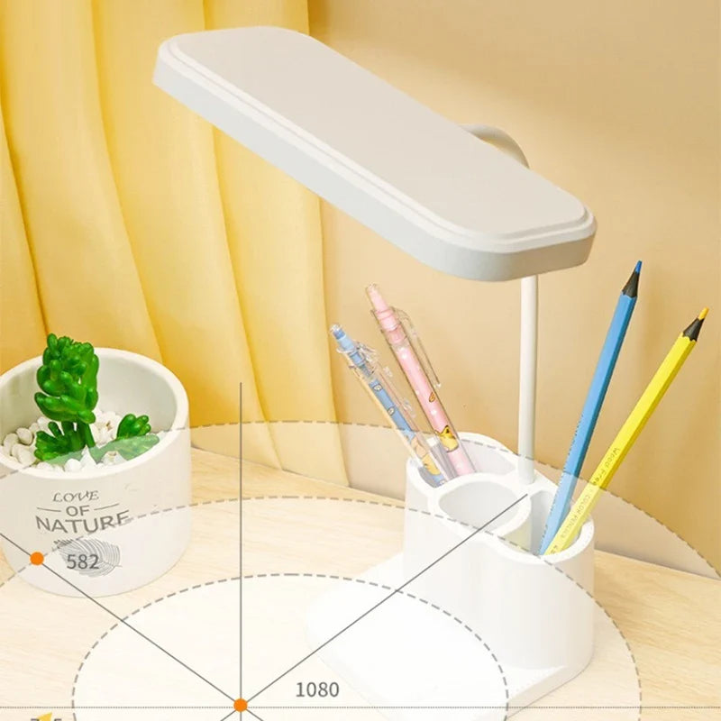 Led Eye Protection Desk Lamp For Studying Dormitory Desk USB Powered Small Table Lamp Bedroom Bedside Reading Lamp