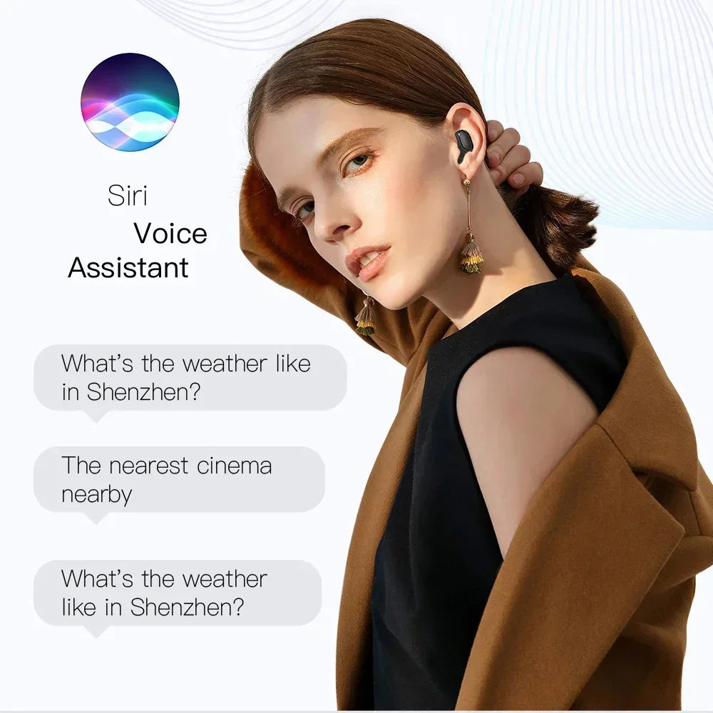 10 pcs Wholesale E6S TWS Wireless Headphones Bluetooth Earphone 5.0 Stereo Headset Earbuds with Microphone for iPhone Xiaomi