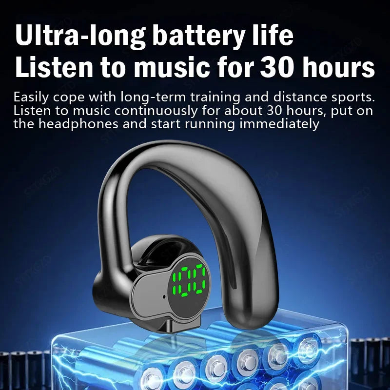 Wireless Bluetooth Headphones Full Open Headset Air Conduction Ear Hook Earphones Handsfree Noise Canceling Audifonos Sports