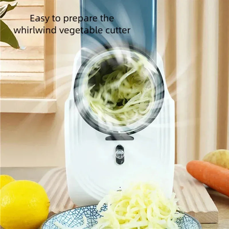Multi-function Vegetable Cutter Household Kitchen Electric Vegetable Cutter Vegetable Slicer Shredder Automatic