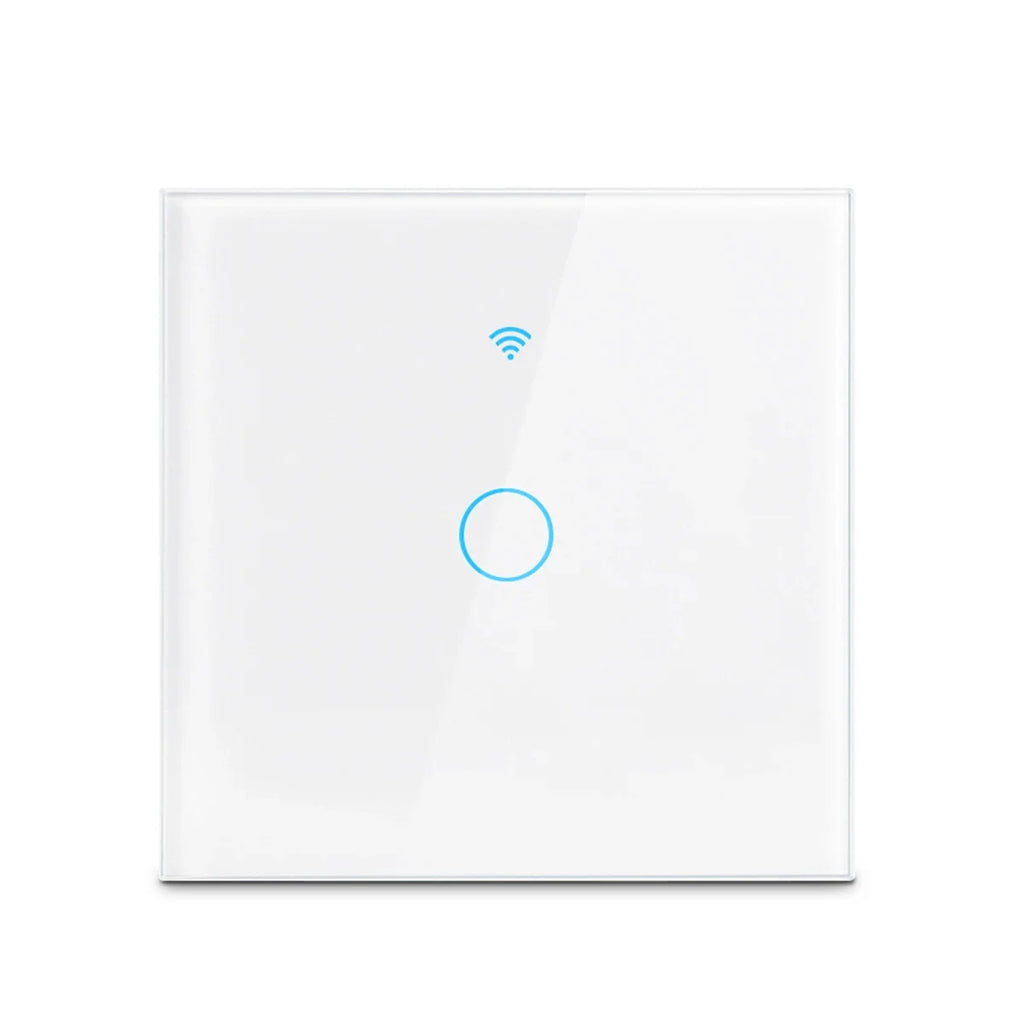 Work With Tuya WiFi Smart Switch Works With Alexa With/Without Neutral Wire Wireless RF433 Wall Touch Sensor Switch