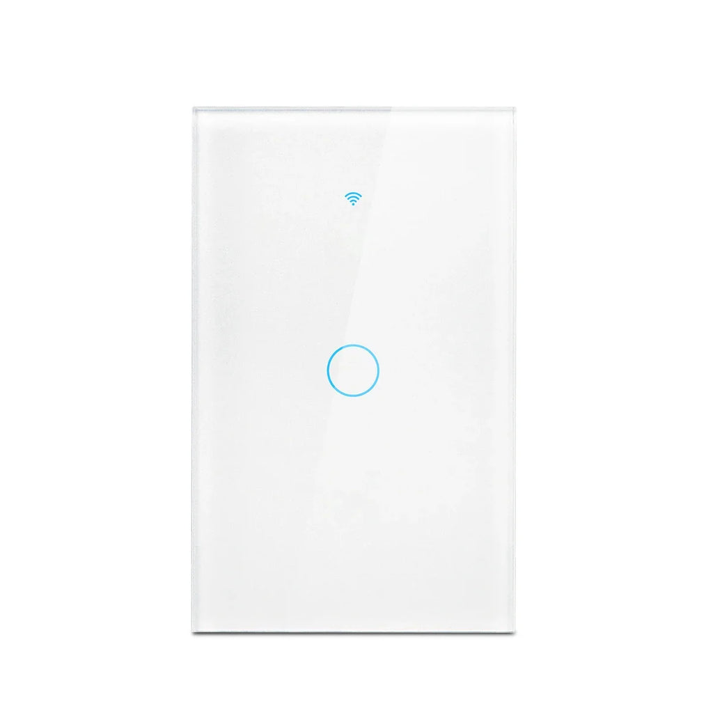 Work With Tuya WiFi Smart Switch Works With Alexa With/Without Neutral Wire Wireless RF433 Wall Touch Sensor Switch