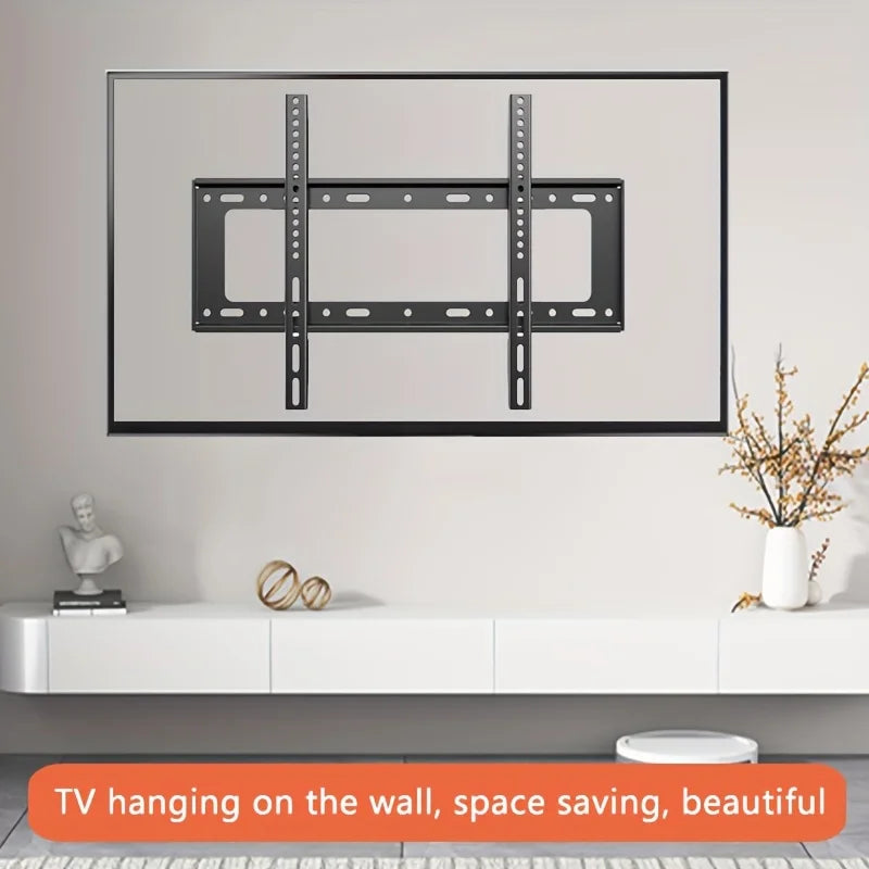 BEISHI Universal TV Bracket Low Profile TV Wall Mount Fixed for Most 30"-80" Flat/Curved TVs with Max VESA 600X500mm Up to 70kg