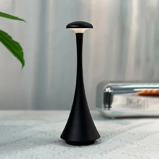 New Arrival Mushroom Table Lamp Rechargeable Wireless touch Lamp Creative Lamp USB-C Desk Lamp Hotel Bedroom Atmosphere Light