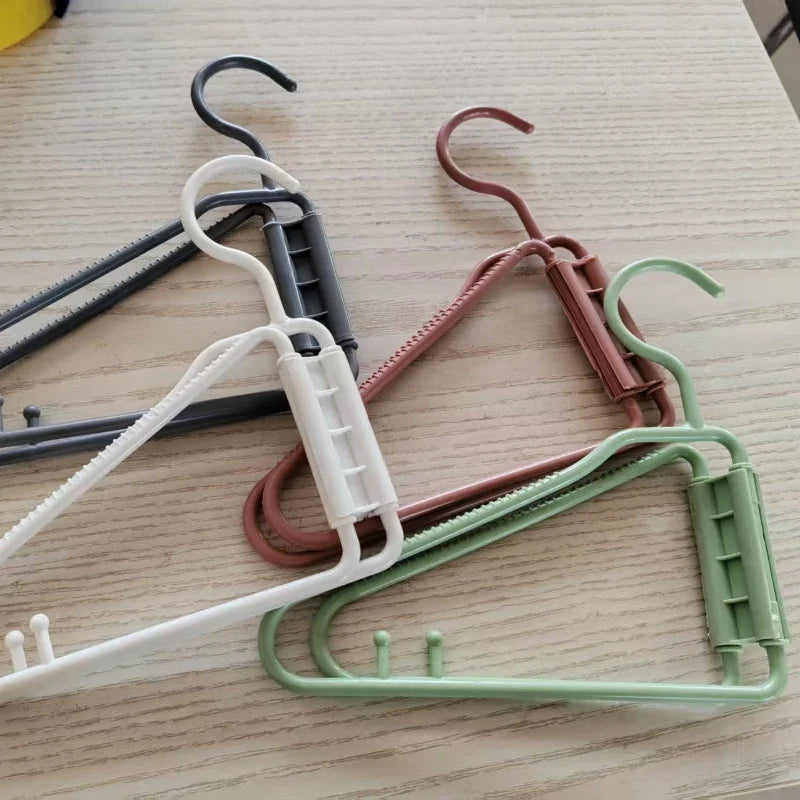 12pcs Foldable Coat Hangers - Portable Travel Hangers, Space-Saving Design,Ideal for Clothes & Coats