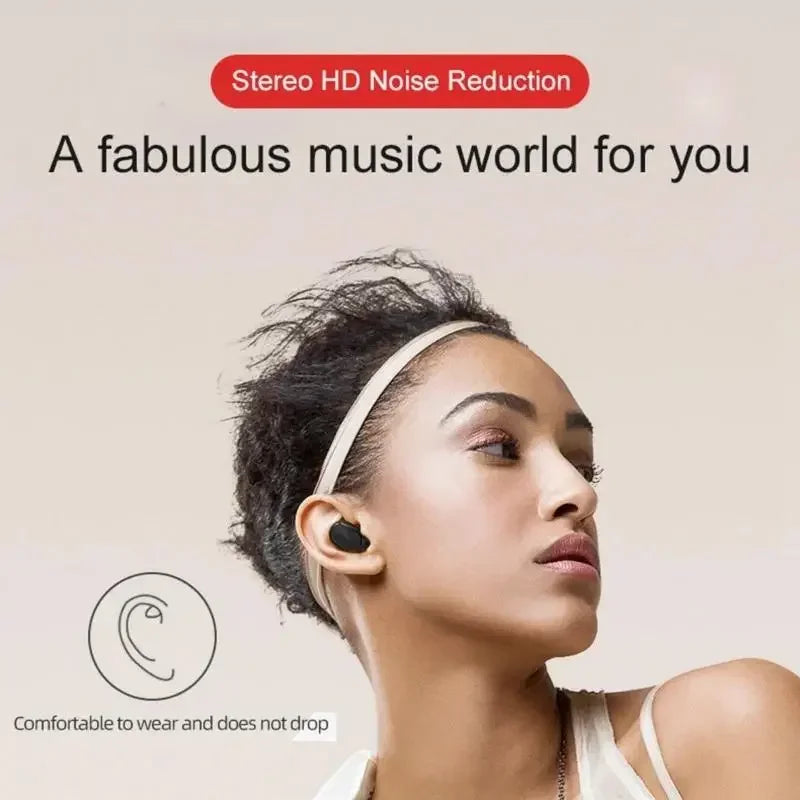 E6S TWS Bluetooth Earphones Wireless bluetooth headset Noise Cancelling Headsets With Microphone Headphones For Xiaomi Samsung