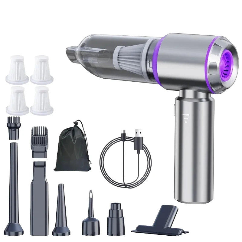 Car Vacuum Cleaner High Power Portable Handheld Wireless Brushless Motor Cleaning Machine Powerful Air Duster for Home Appliance