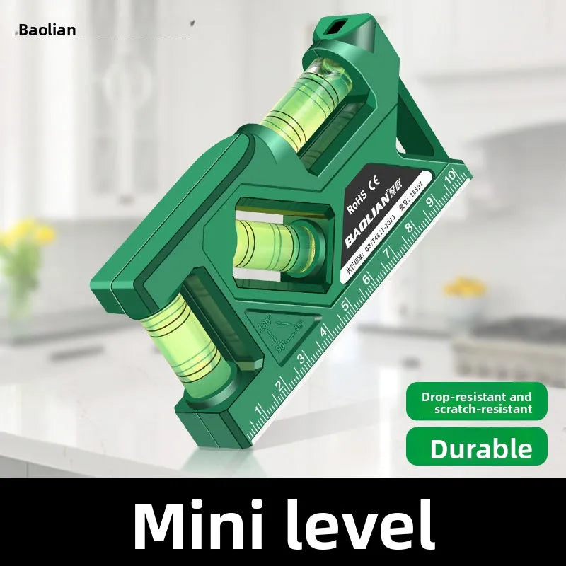 Portable Level Ruler Bubble Level Precision Level Magnetic Lever Angle Gauge Finder Leveling Aligner Woodworking Tool