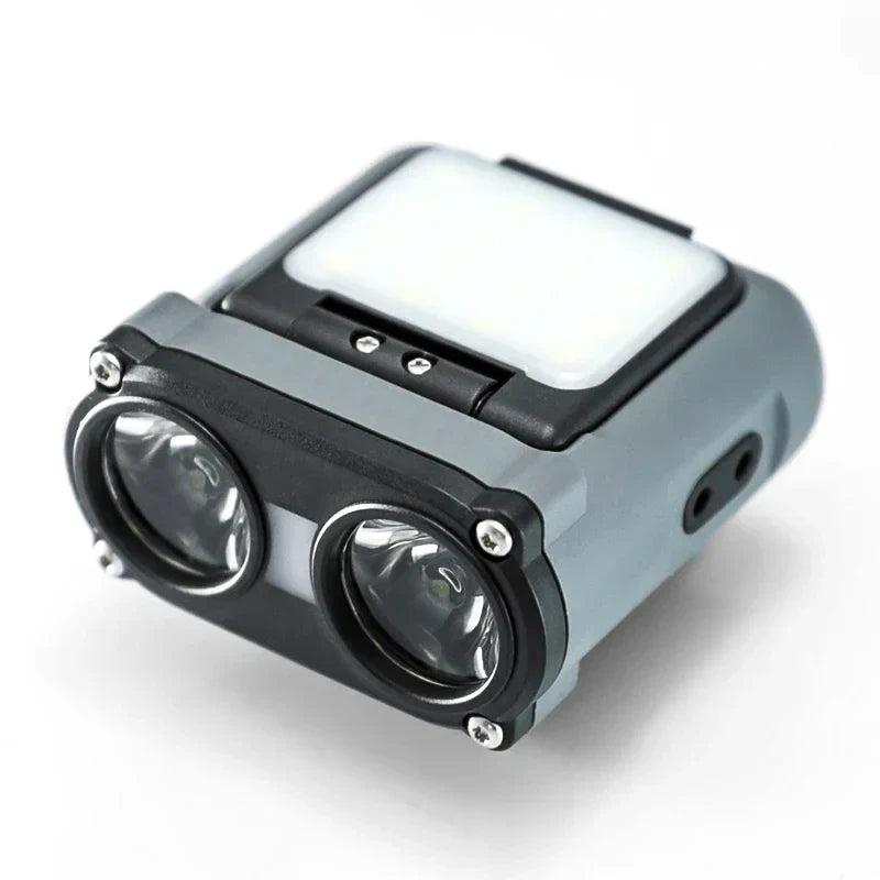 Owl Headlamp Type-c Rechargeable Headlight Portable Rotating Hunting Lights Led Flashlight Fishing Front Bicycle Light