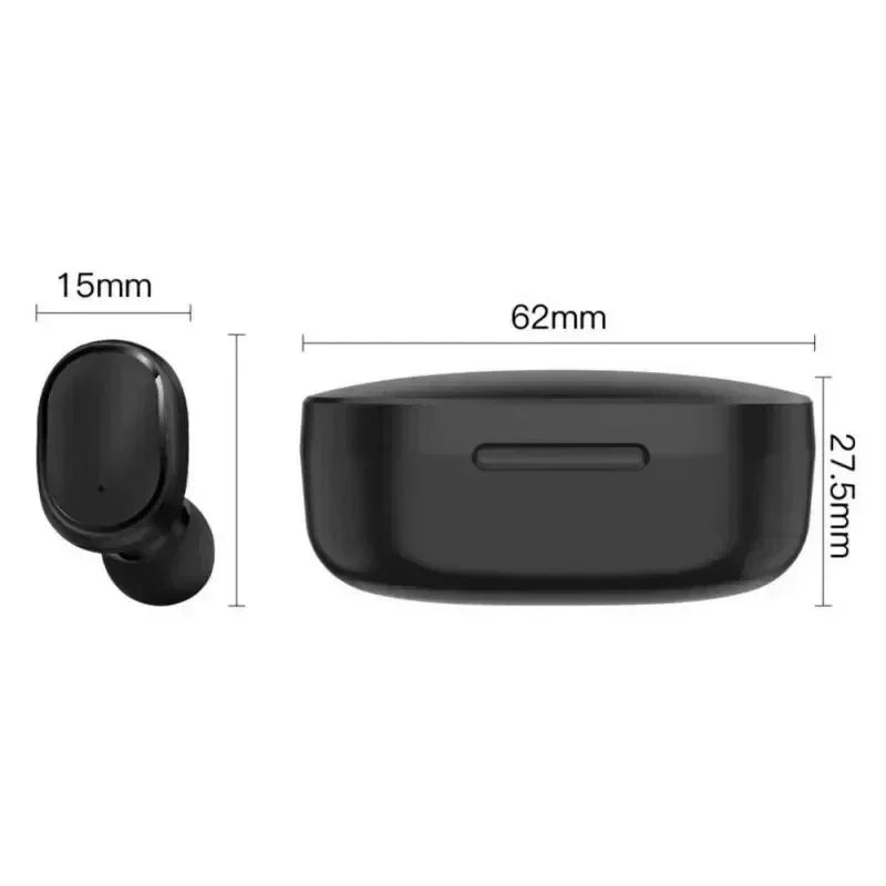 E6S TWS Bluetooth Earphones Wireless bluetooth headset Noise Cancelling Headsets With Microphone Headphones For Xiaomi Samsung