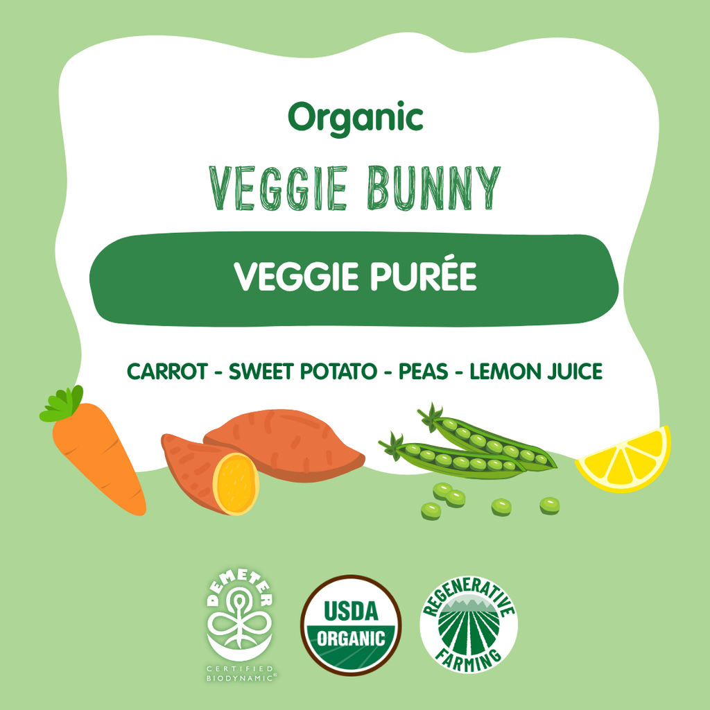 Holle Organic Veggie Bunny - Veggie Purée Pouches