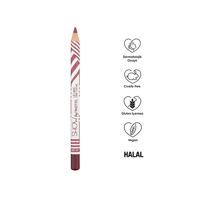 Pastel Show By Pastel Lip Liner 209 1.14g