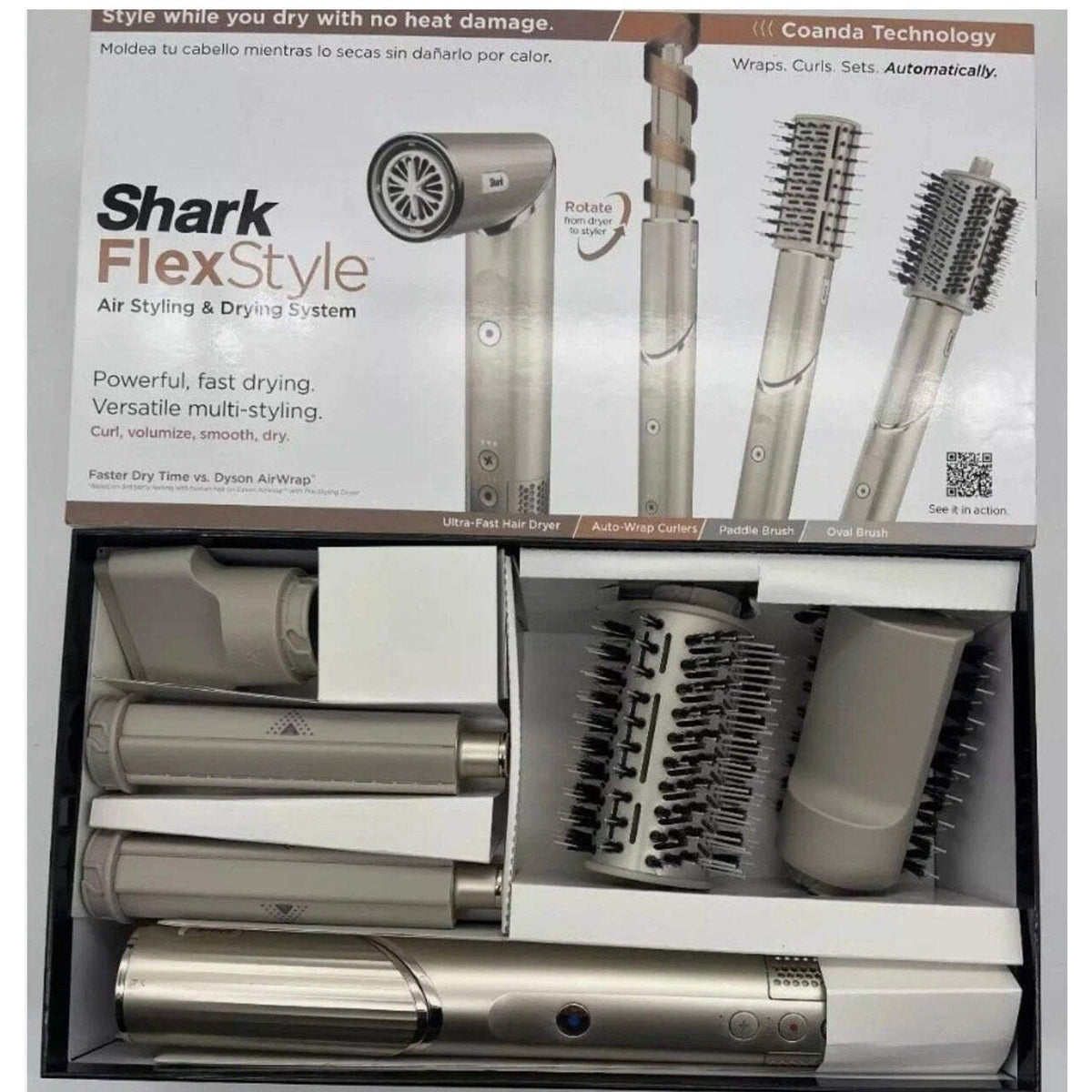 ShARK - FlexStyle Air Styling & Drying System, Powerful Hair Blow Dryer and Mult