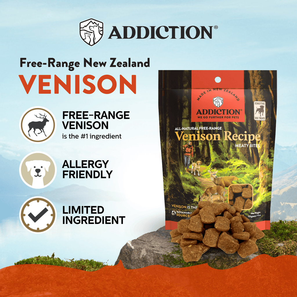 Addiction Meaty Bites Dog Treats Variety Bundle
