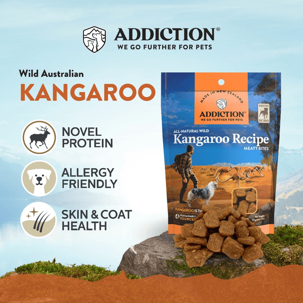 Addiction Kangaroo Dog Food & Treats Bundle