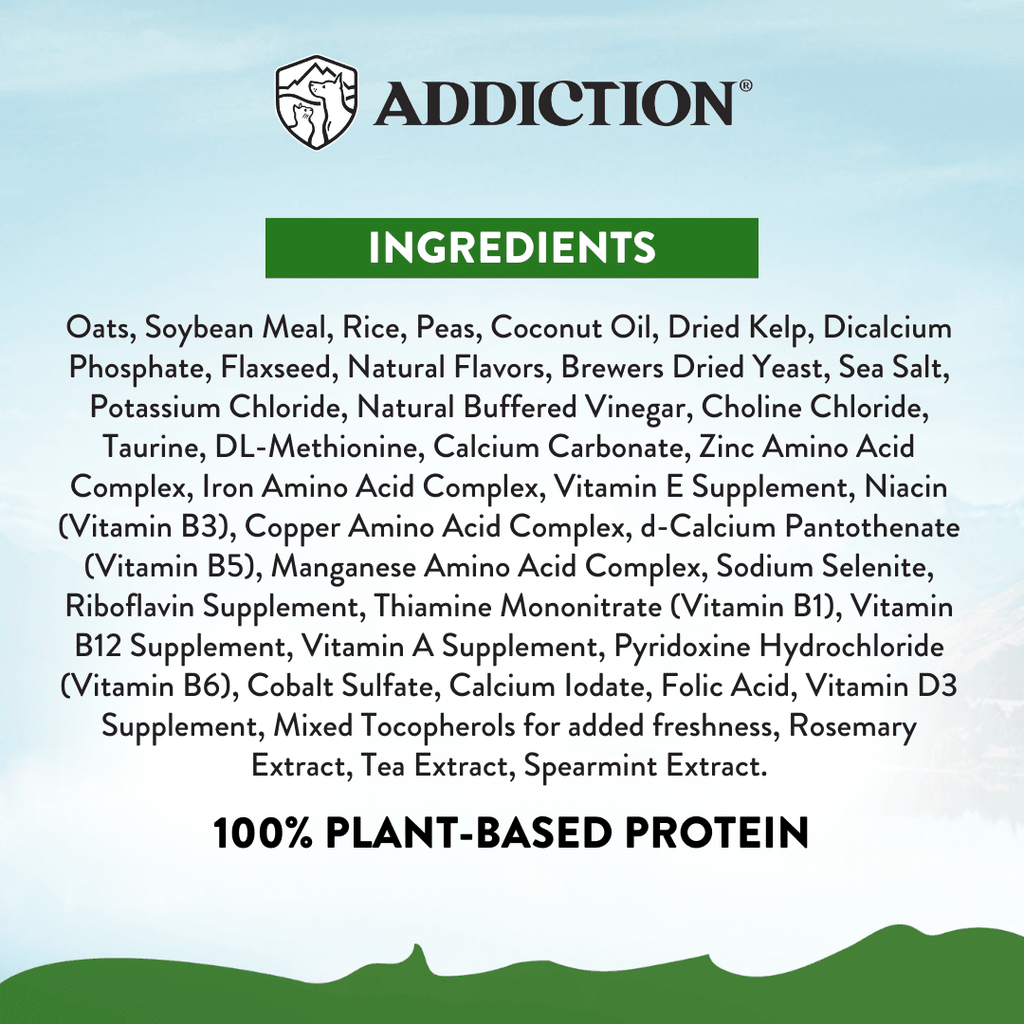 Addiction Zen Vegetarian Dog Food & Vegan Treats Bundle