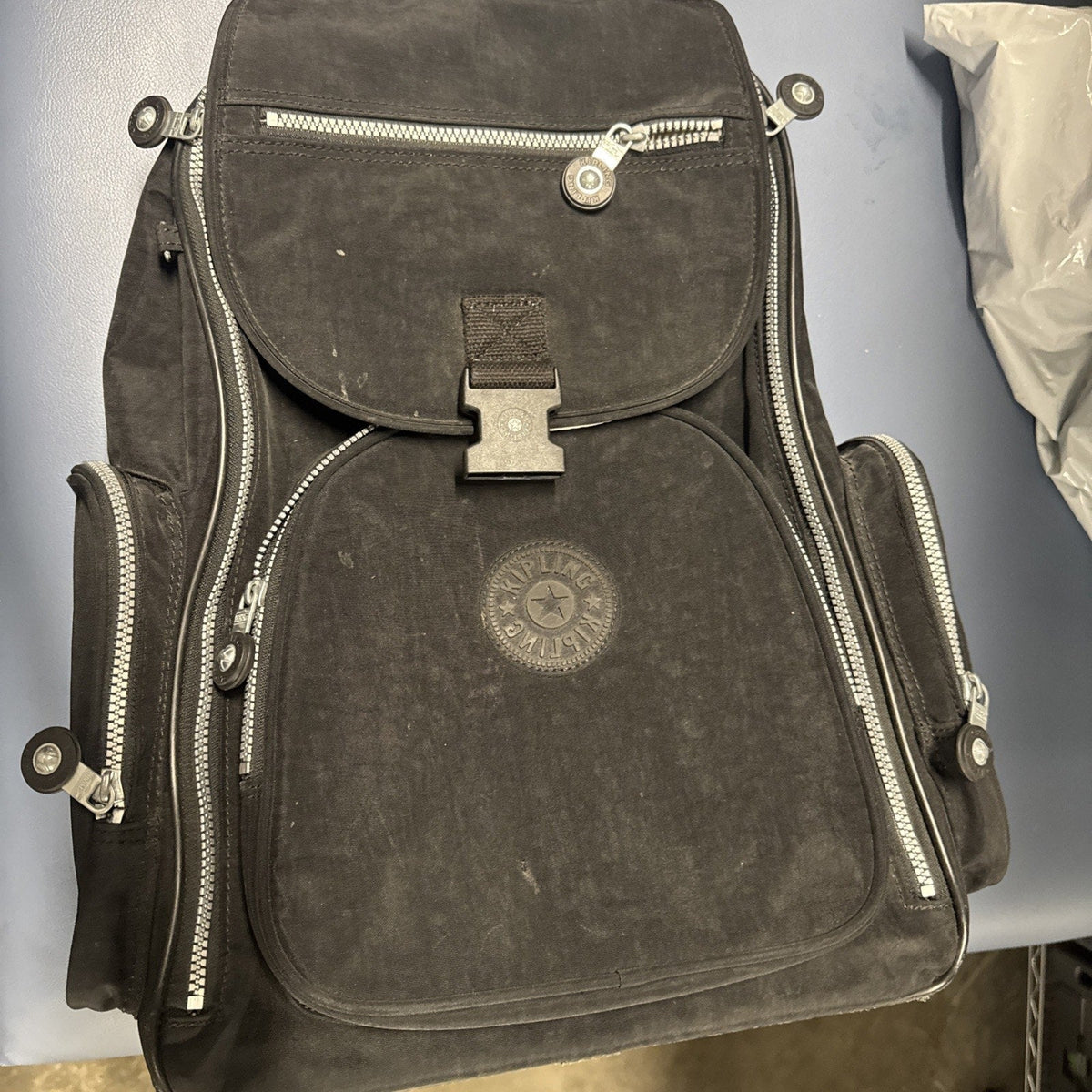 Kipling Gaze Large Printed Rolling Backpack Retractable Handle
