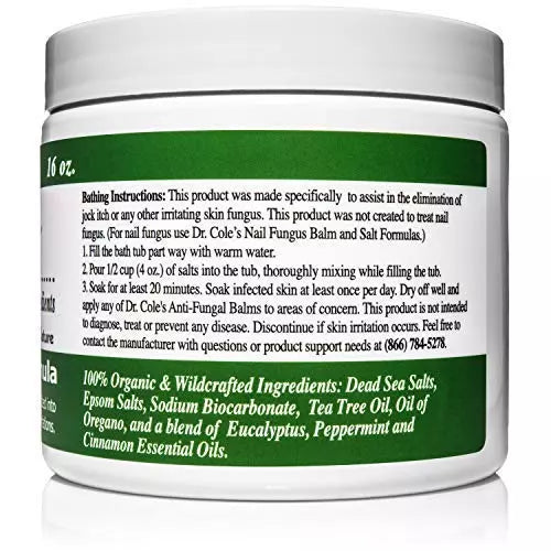 11 - Dr. Cole’s Organic Anti-fungal Skin Soaking Salts