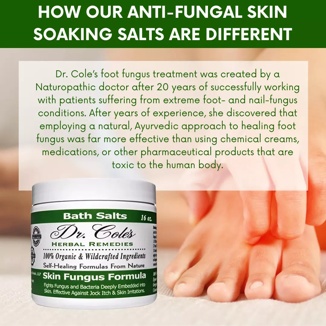 11 - Dr. Cole’s Organic Anti-fungal Skin Soaking Salts