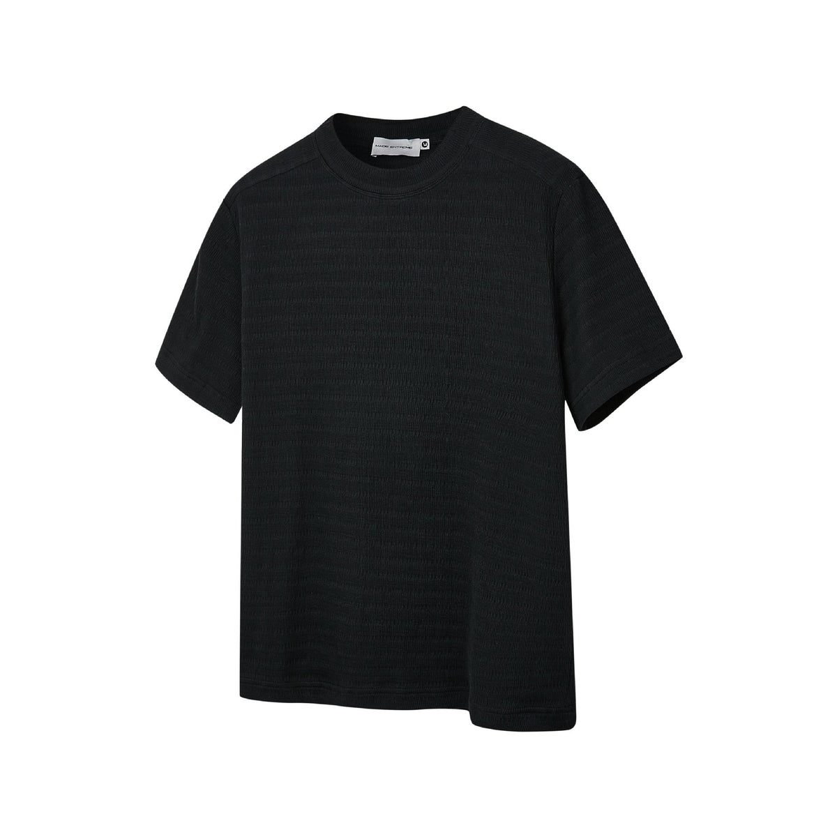 Men's Summer Luxury Texture Blended Basic Solid Color Crew Neck Short Sleeve T-Shirt