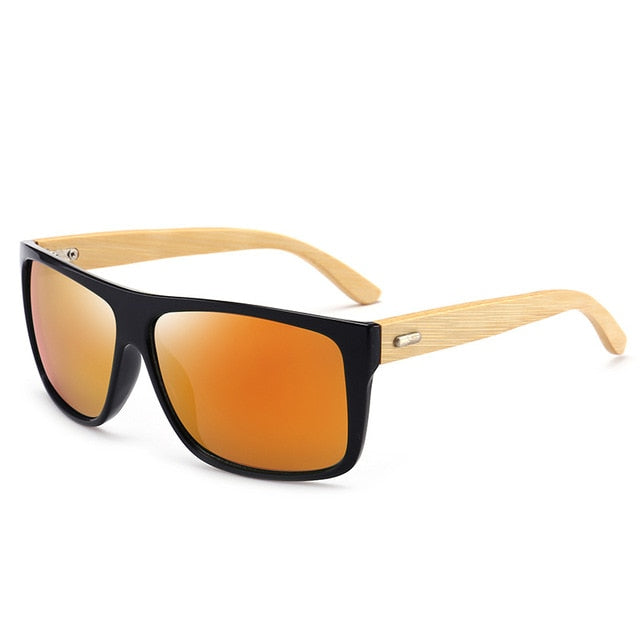 Men's Goggle Driving Sunglasses Men Classic Bamboo Leg Sun Glasses For Men High Quality Outdoor UV400 Gafas De Sol Mujer