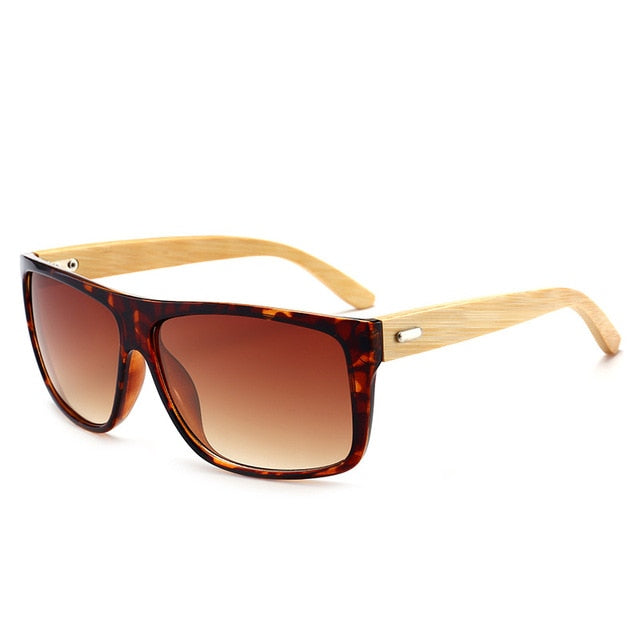 Men's Goggle Driving Sunglasses Men Classic Bamboo Leg Sun Glasses For Men High Quality Outdoor UV400 Gafas De Sol Mujer