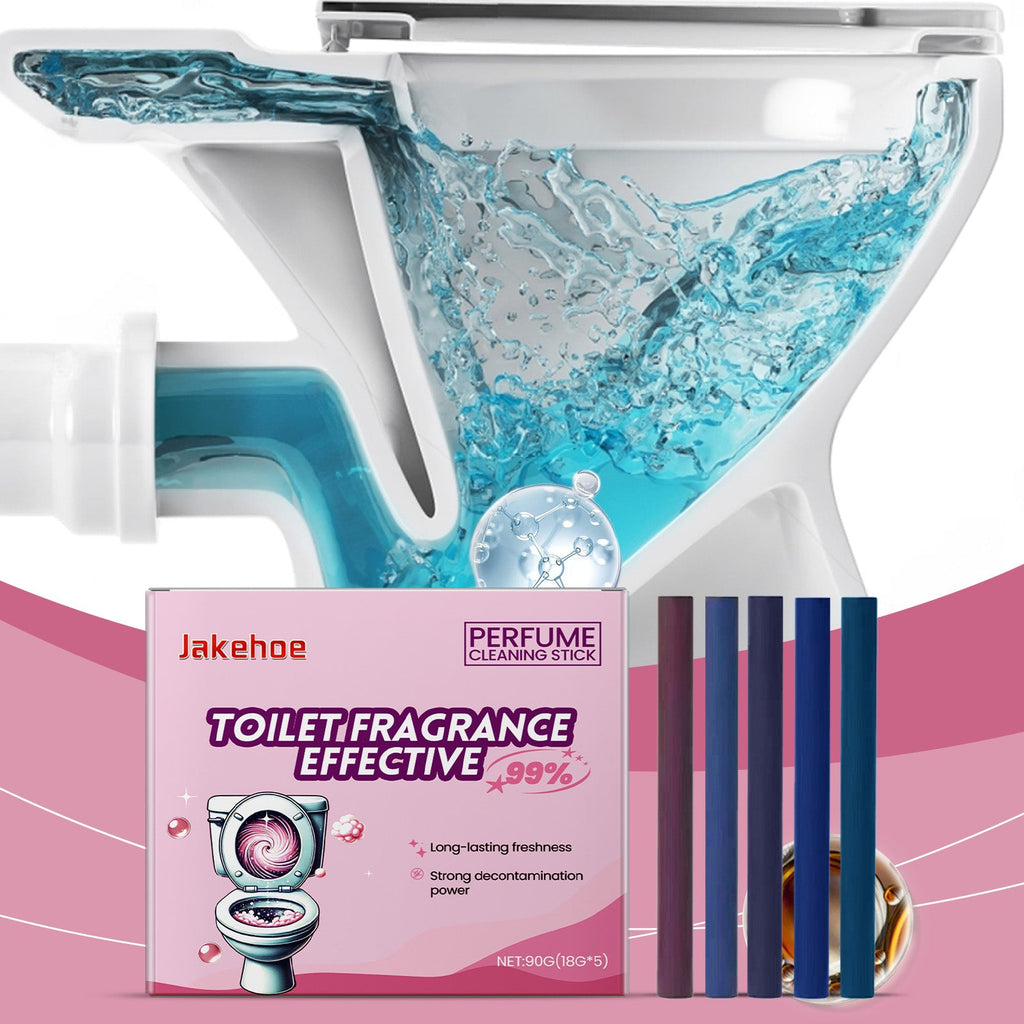 Jakehoe Eau De Toilette Stick Toilet Cleaning Deodorizing Odor Cleaning Toilet Fragrant Beautiful Fresh Toilet Cleaning Stick