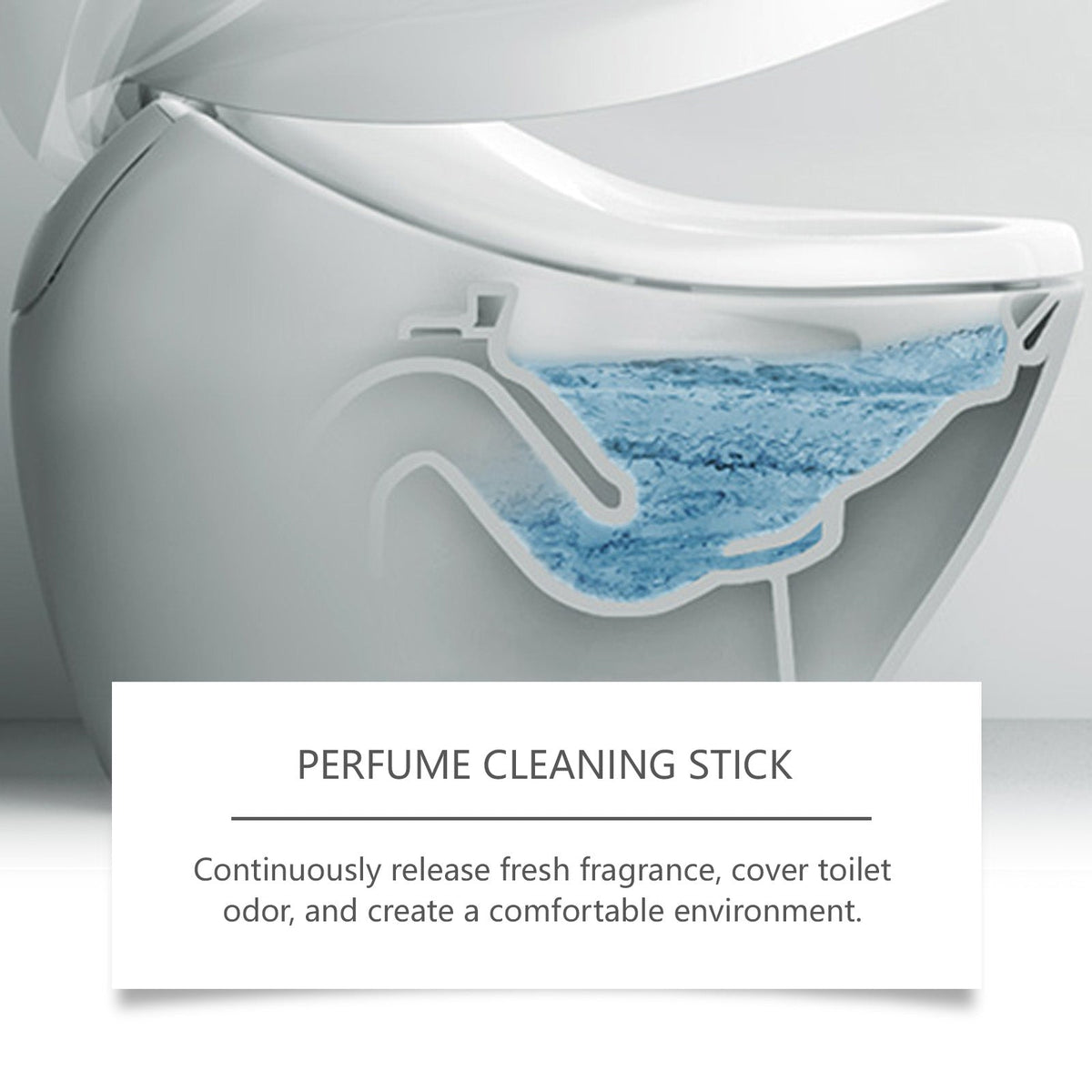 Jakehoe Eau De Toilette Stick Toilet Cleaning Deodorizing Odor Cleaning Toilet Fragrant Beautiful Fresh Toilet Cleaning Stick
