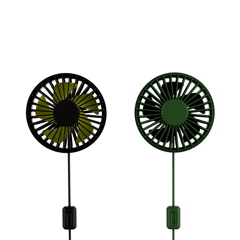 Summer Car Small Fan Car Air Conditioning Vent Creative Car Multi-Function Electric Fan USB Car Electric Fan